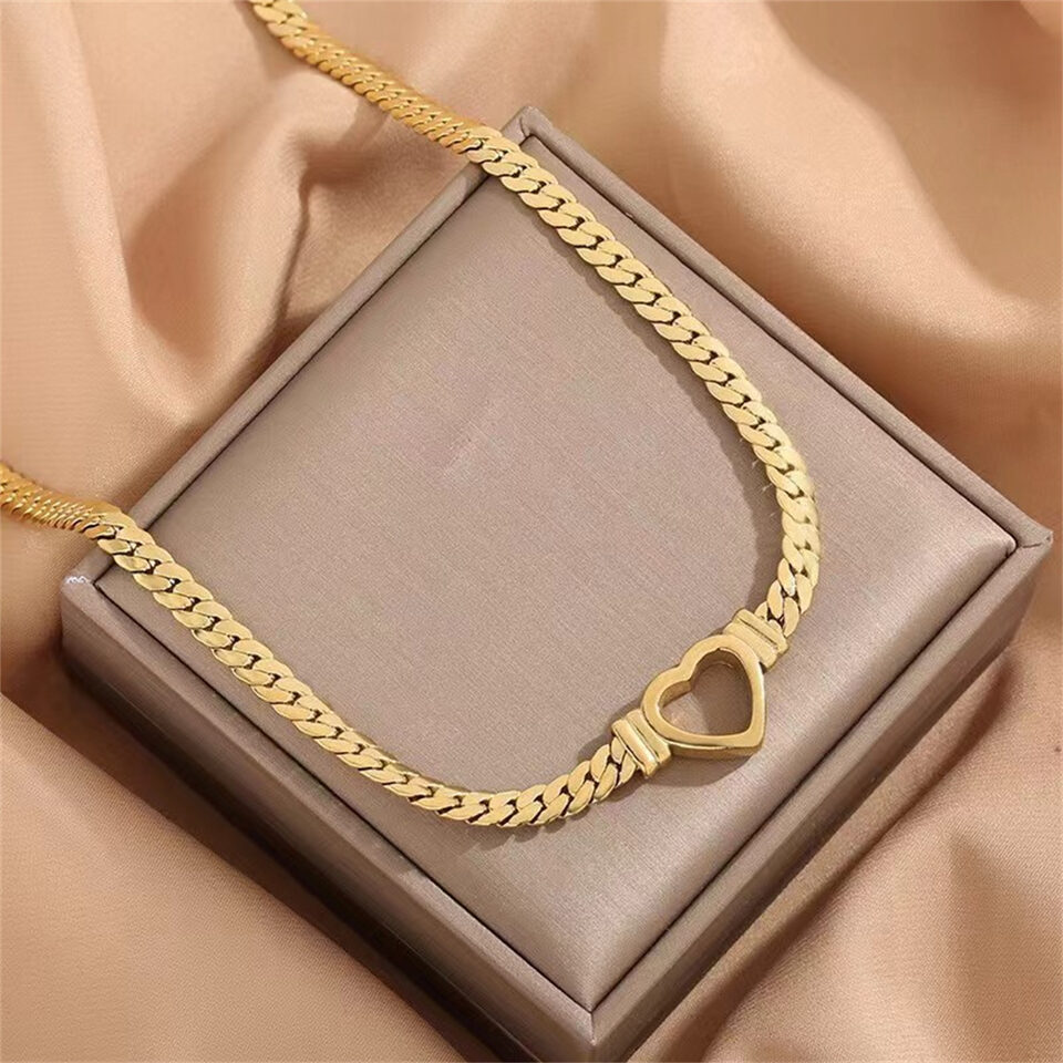 Personalized Love Chain Necklace Bracelet For Women Fashion