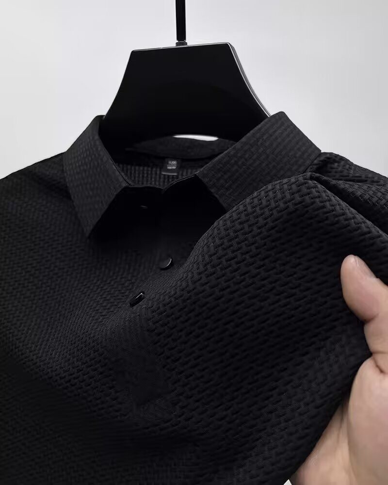 Shorts Lapel T-shirt Men's Short-sleeved Business Casual Polo
