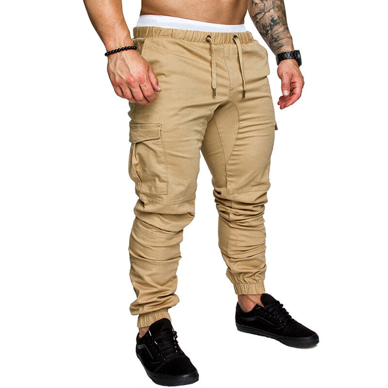 Men's Woven Fabric Casual Pants Corset