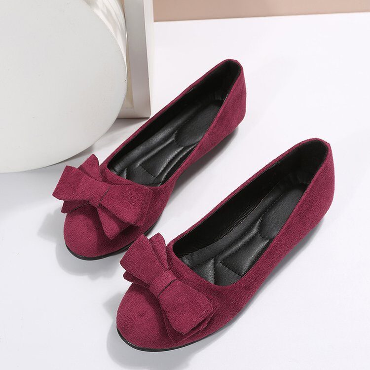 Fashion Bowknot Flats Shoes Casual Round Toe Loafers