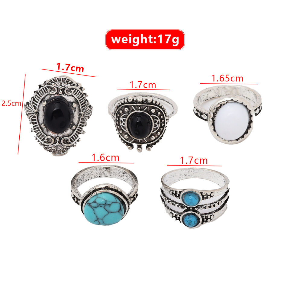 5-piece Set Of Joint Rings