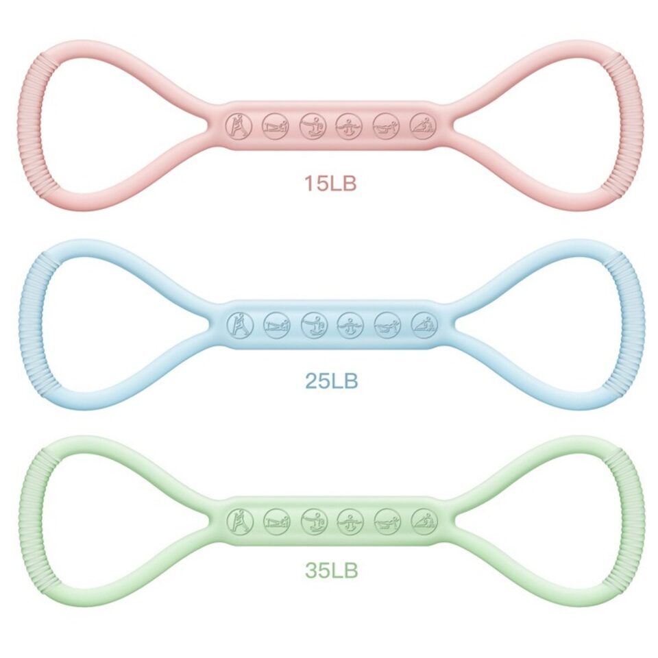 And Heavy Lower Body Loop Resistance Bands