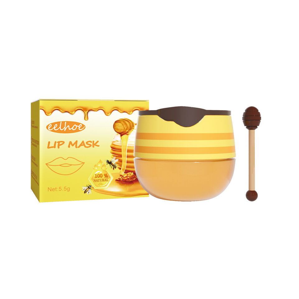 Eelhoe Honey Lip Mask Moisturizing Exfoliating Care Bee