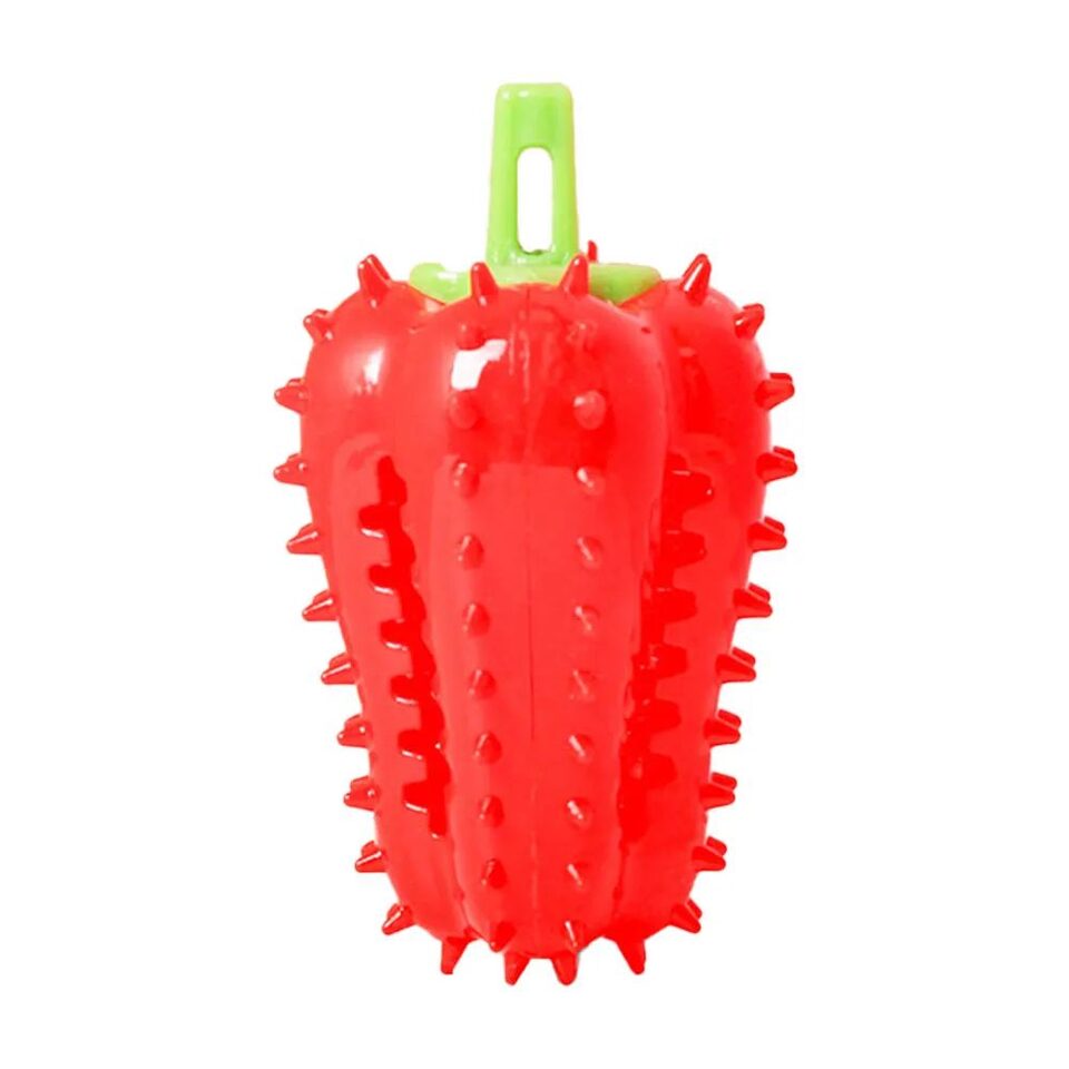 Interactive Dog Teething Chili Chewers Toy Toys