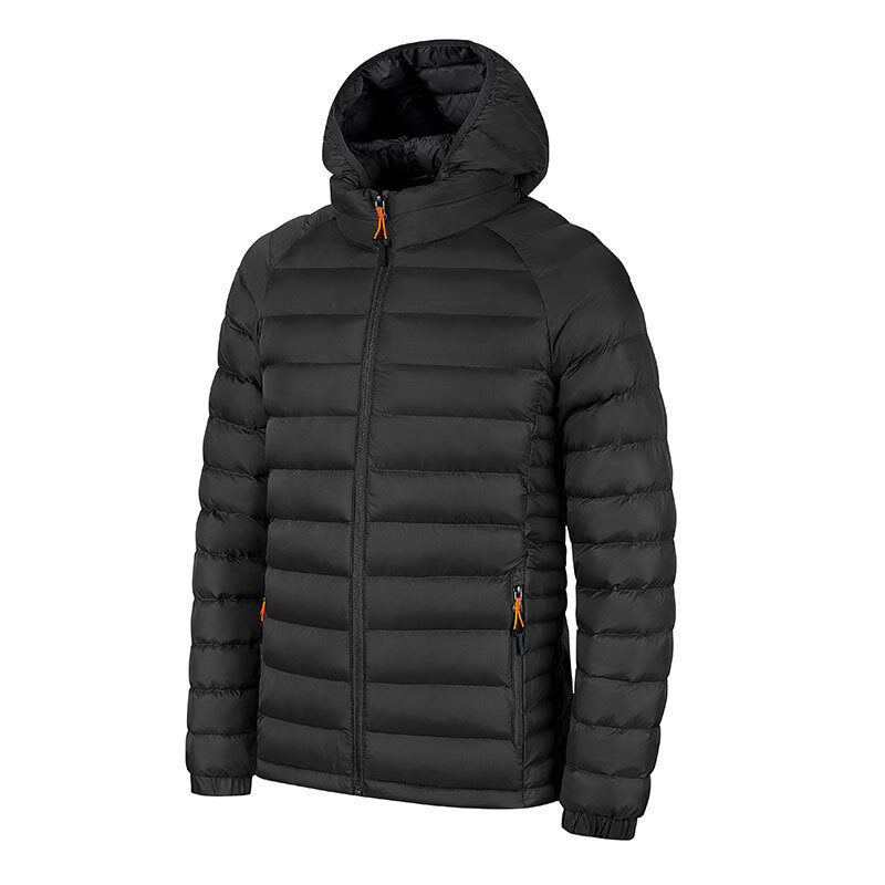 Winter Lightweight Hooded Coat With Pockets Fashion Warm