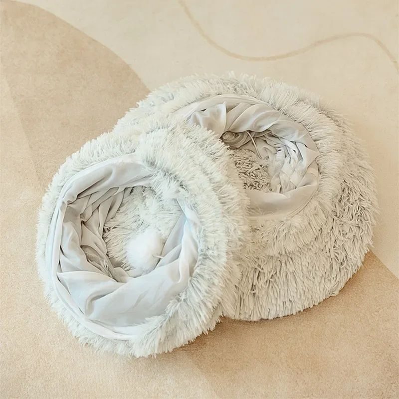 Cats Bed Christmas Beds Plush Cushions Warm All