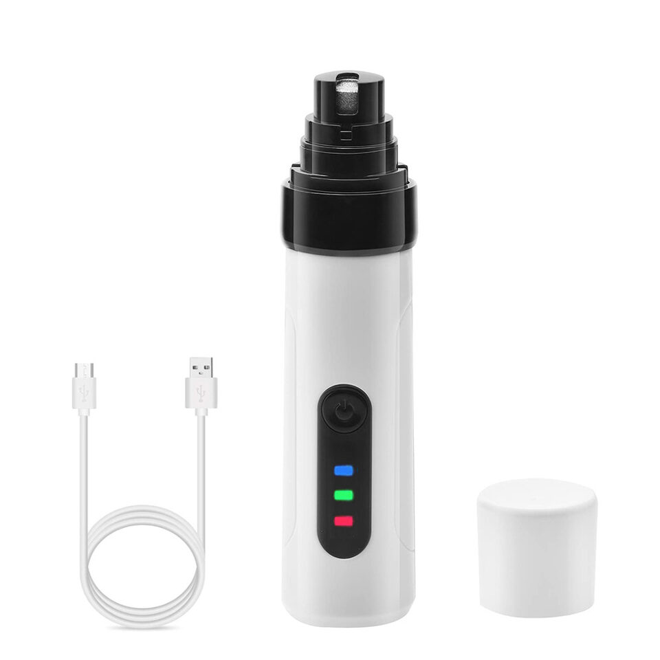 Electric Dog Nail Clippers Grinders Rechargeable USB Charging