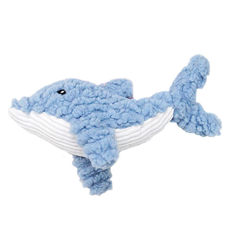 Plush Dog Toy Animals Shape Bite Resistant Squeaky