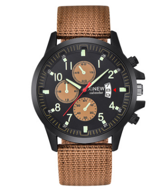 Mens Brand Watches Fashion Nylon Band Military Sports