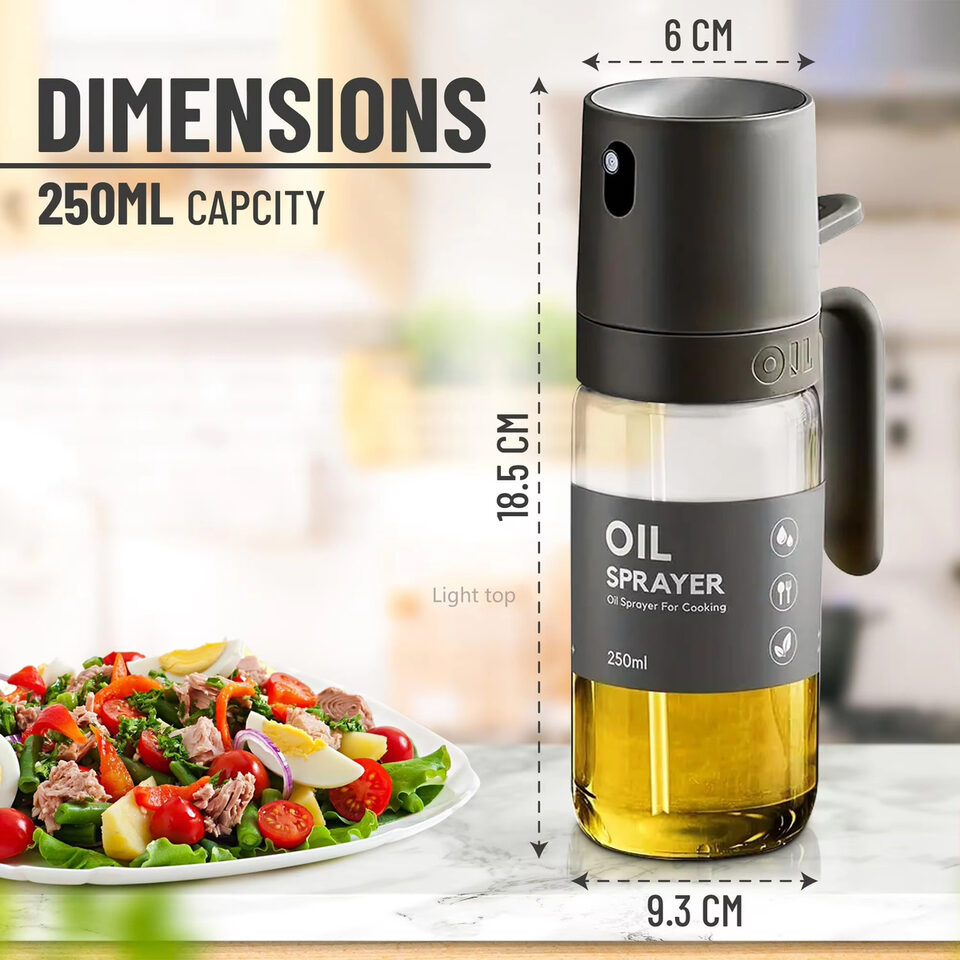 Kitchen Glass Oil Sprayer Bottle Olive Mister Spray