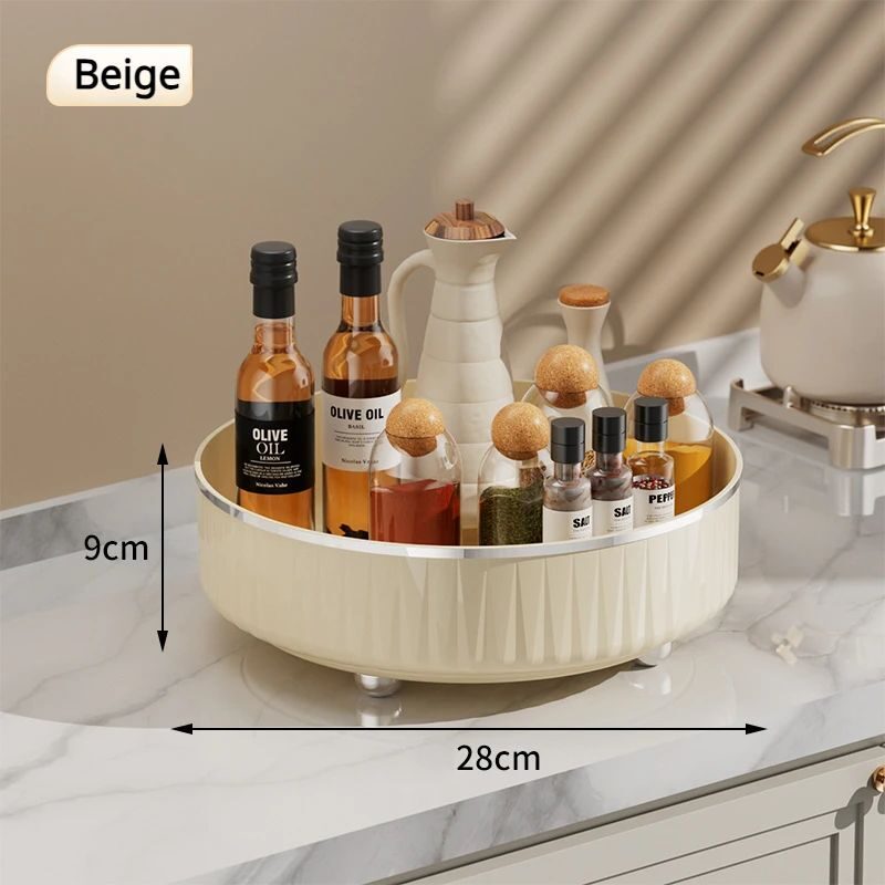 Rotating Cosmetic Organizer Light Luxury Perfume Skincare Transparent