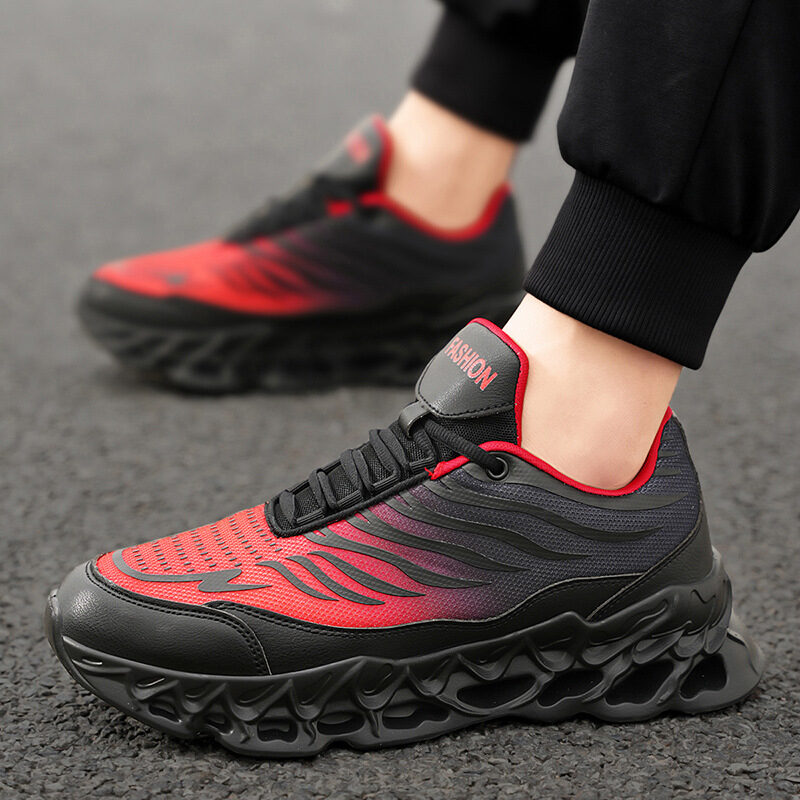Men's Lace-up Sneakers Thick-soled Daddy Vulcanized Shoes Outdoor