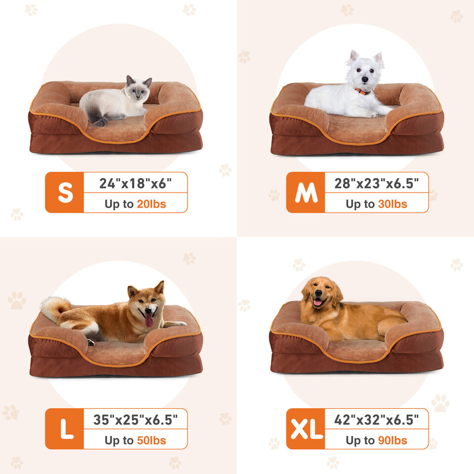 Memory Foam Pet Bed For Small Dogs