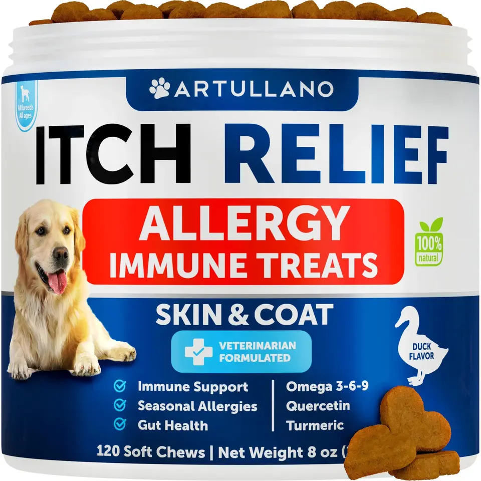 Dog Allergy Relief Chews Itching Skin For Dogs