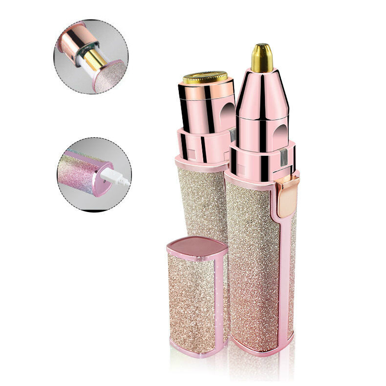 New Lipstick Shape Ladies Electric Shaver Automatic Eyebrow