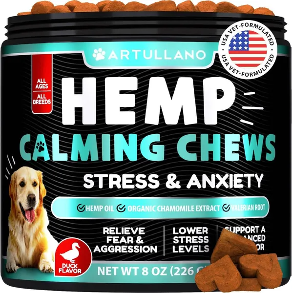 Hemp Calming Chews For Dogs Dog Anxiety Relief