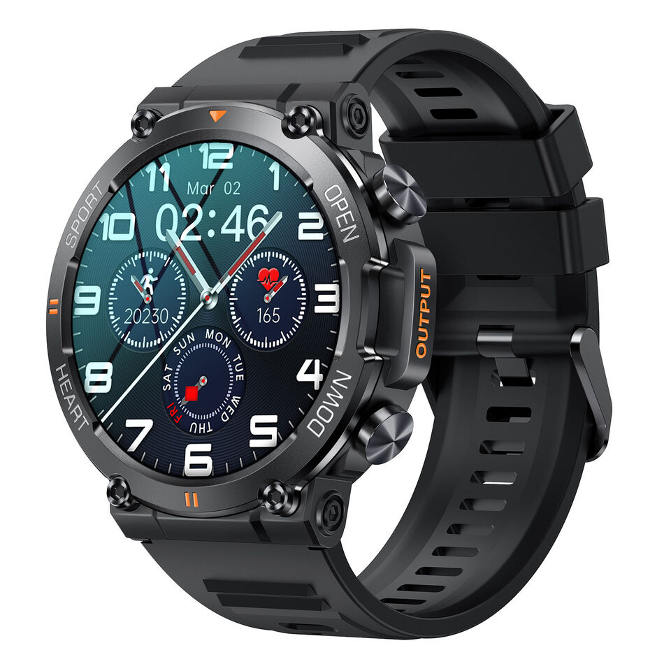 Senbono Men Smart Watch Round Big Screen Wireless