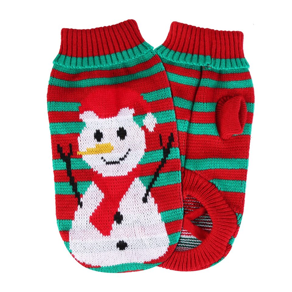 2 Patterns 4 Sizes Option-- 1Pc Pet Christmas