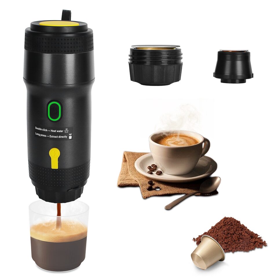 1Pc Portable Electric Espresso Machine Cordless Coffee Maker