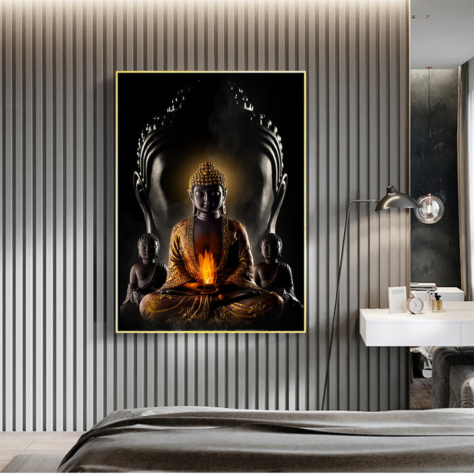 God Buddha Wall Art Canvas Modern Paintings