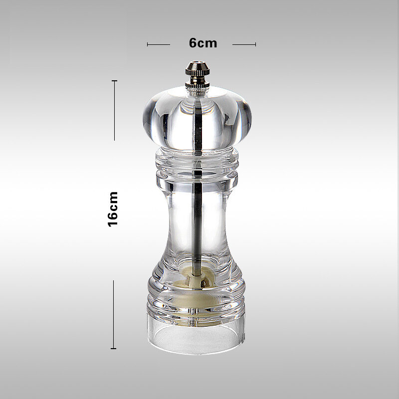 Creative kitchen appliances hand glass grinder with pepper