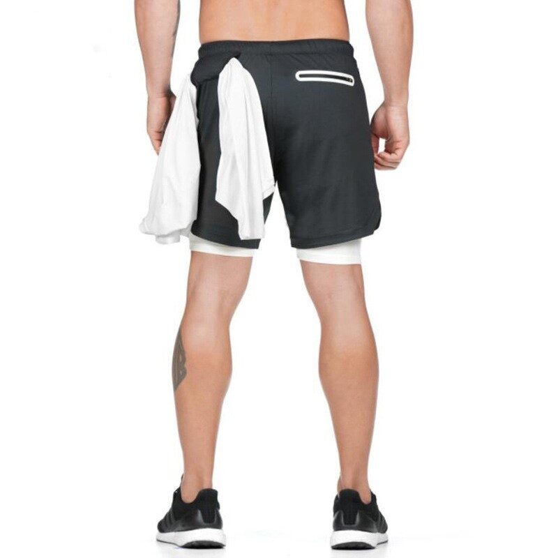 Running Shorts Men 2 In 1 Double-deck Quick