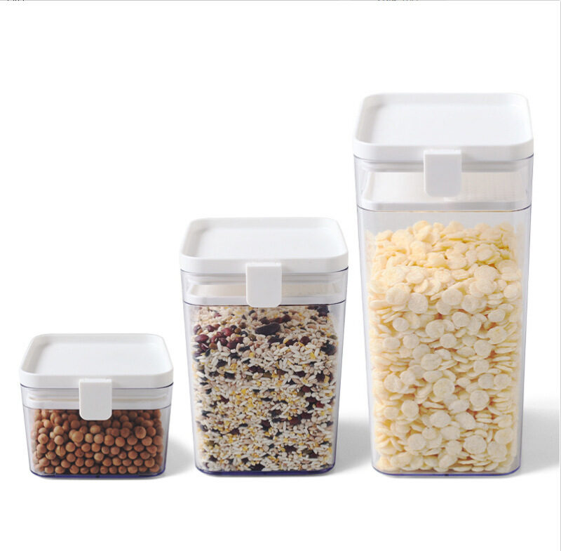 Household kitchen sealed jar storage box