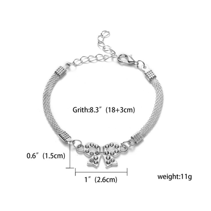 Rinhoo 925 Jewelry Silver Color Bracelet s