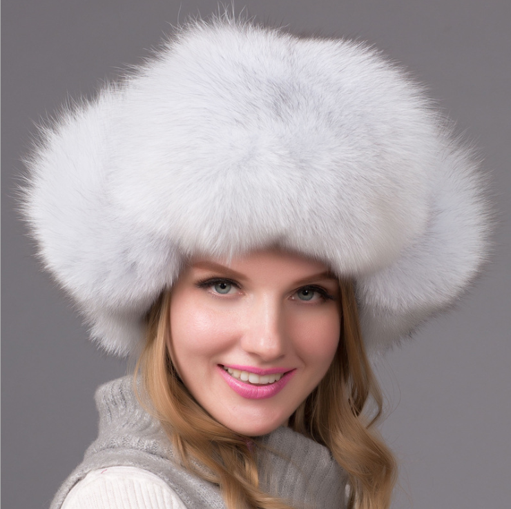 Fur hat fox Leifeng women's