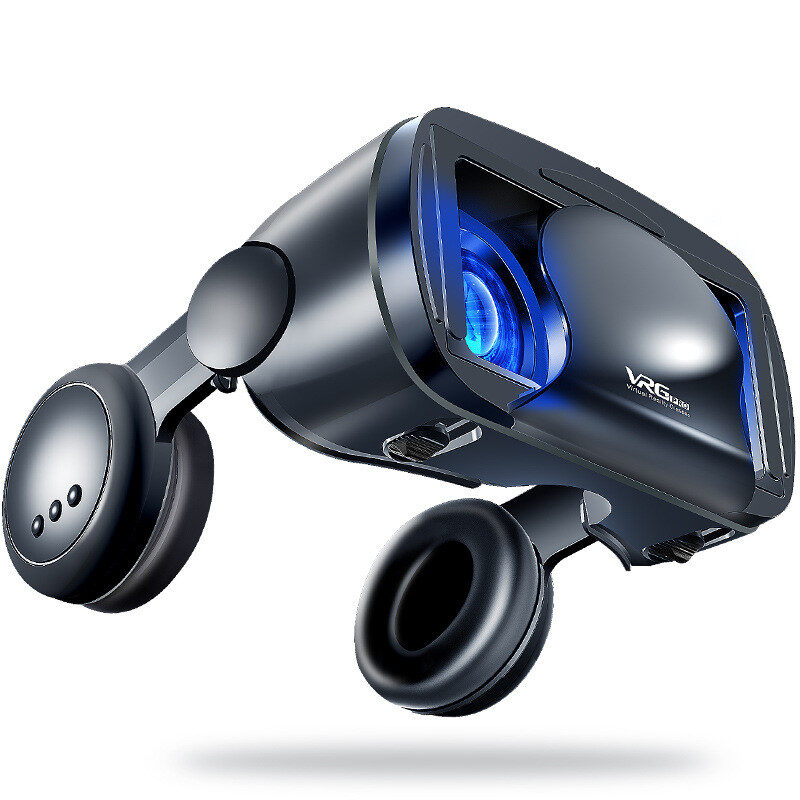 VR Helmet 3D Glasses Virtual Reality Support 0-800
