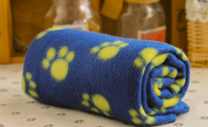 Dog Fleece Blanket Cat Litter Mat Puppy Soft