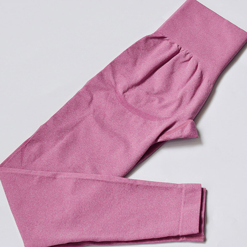 Elastic tight yoga pants high waist hip fitness