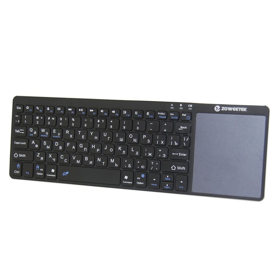 Zoweetek k12bt-1 Mini Wireless Bluetooth Keyboard Russian English
