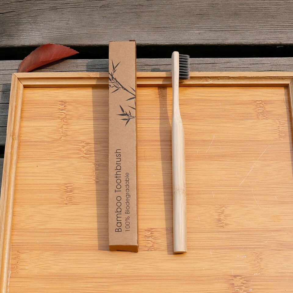 Bamboo Charcoal Soft Fiber Bristle Toothbrush