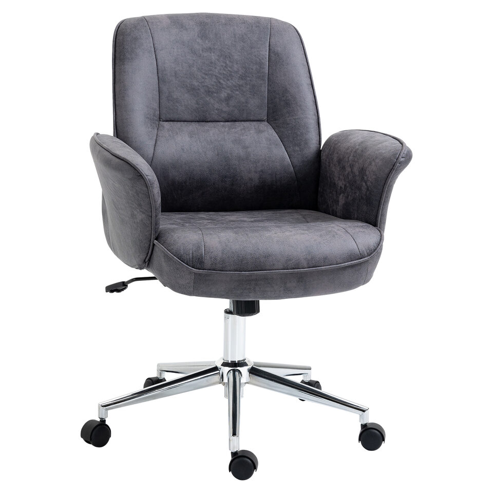 Vinsetto Swivel Computer Office Chair Mid Back Desk
