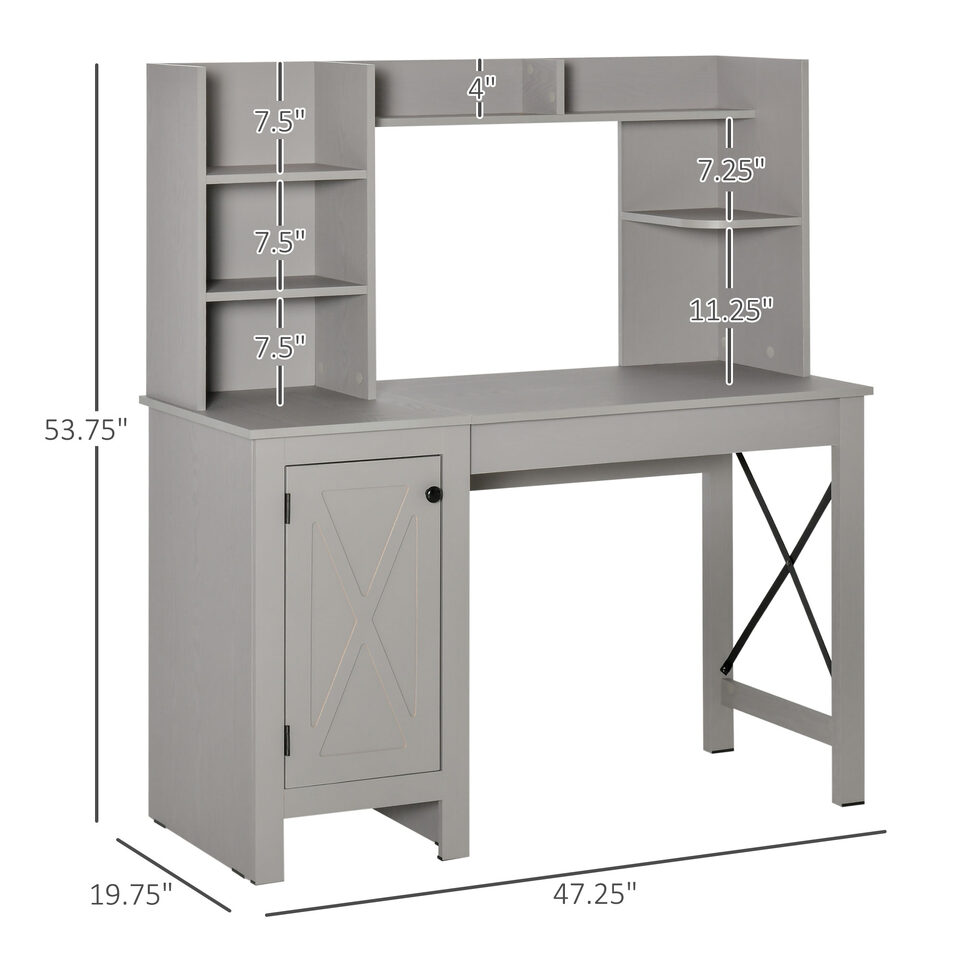 Computer Desk W/ Hutch