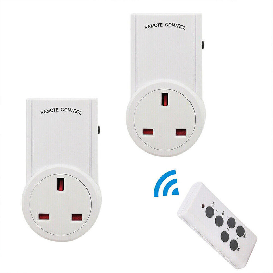 Wireless Remote Control UK Plug Power Socket Switch