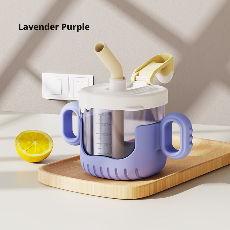 Small eggshell learning drinking cup-smoked clothes purple-1 cup