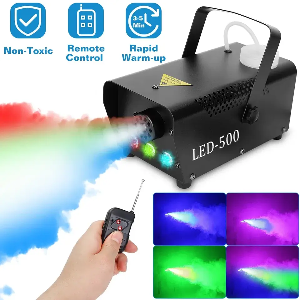 400W Fog Machine RGB LED Party Club DJ