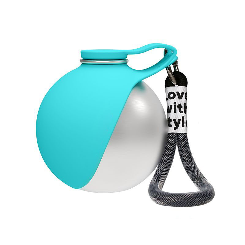 Portable Dog Water Bottle 10oz Stainless Steel Travel