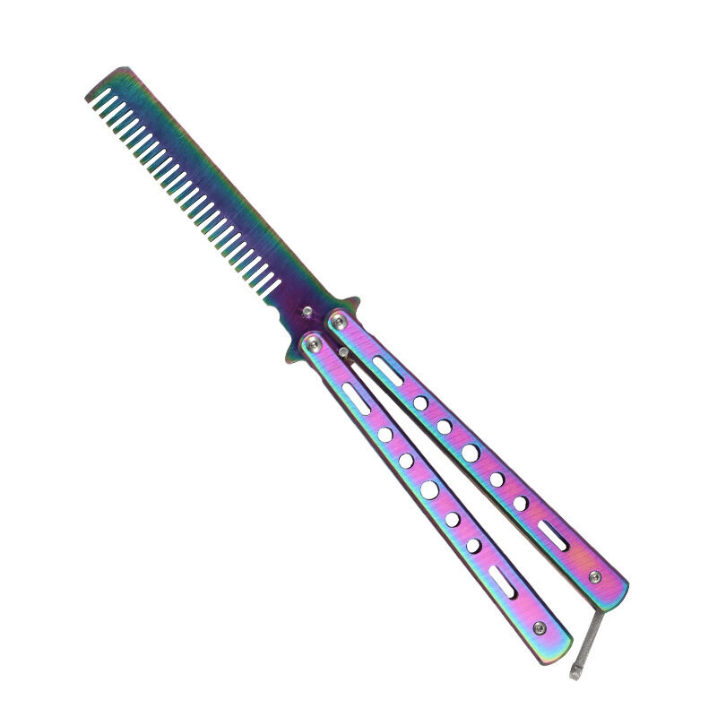 Outdoor Foldable Comb Stainless Steel Practice Training Butterfly