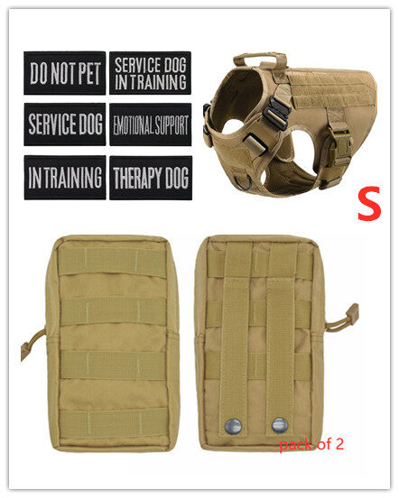 Military Tactical Dog Harness German Shepherd Adjustable Pet