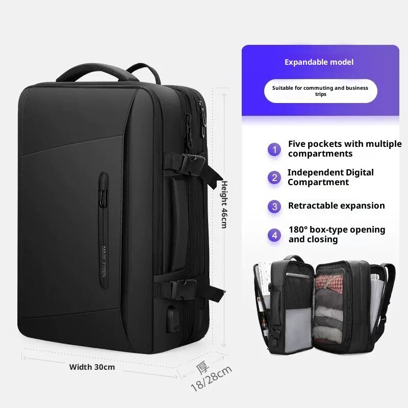 Men's Backpack Large Capacity Laptop Shoulder Bag