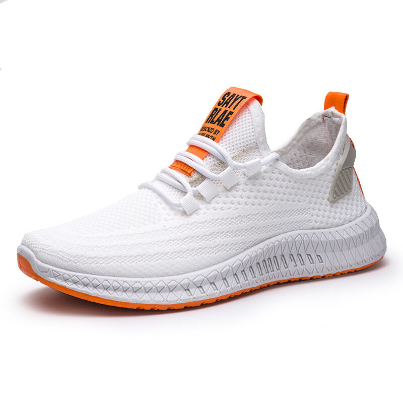 Men's shoes flying woven sneakers casual