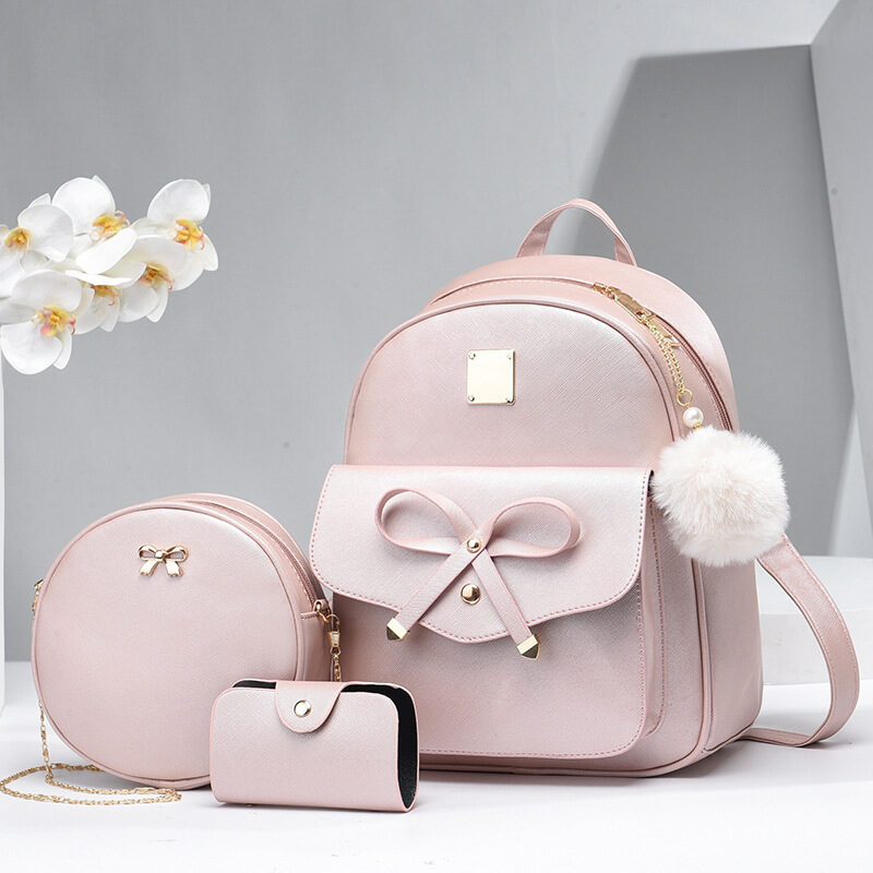 Fashion Women's Bags PU Bow Composite Bag Young