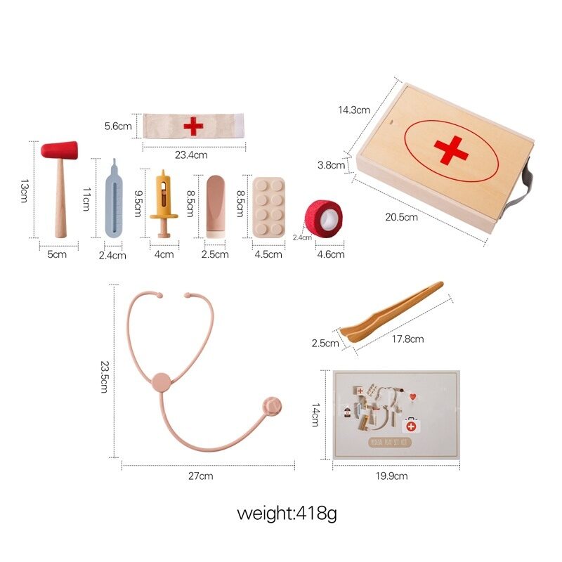 Children Play House Little Doctor Toy Stethoscope Educational