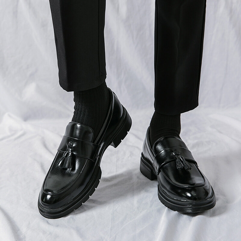 Brogue Business Casual Leather Shoes Men's Comfortable Breathable