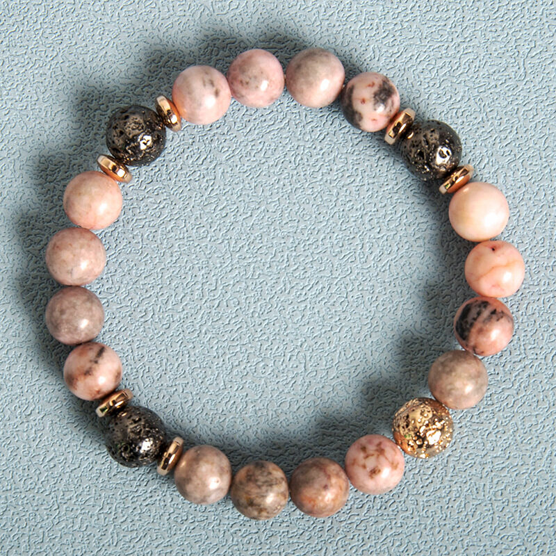Fashion New Haematite Spacer Natural Stone Powder Zebra