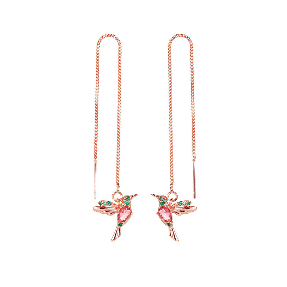 Fashion Jewelry New Unique Little Bird Drop Long