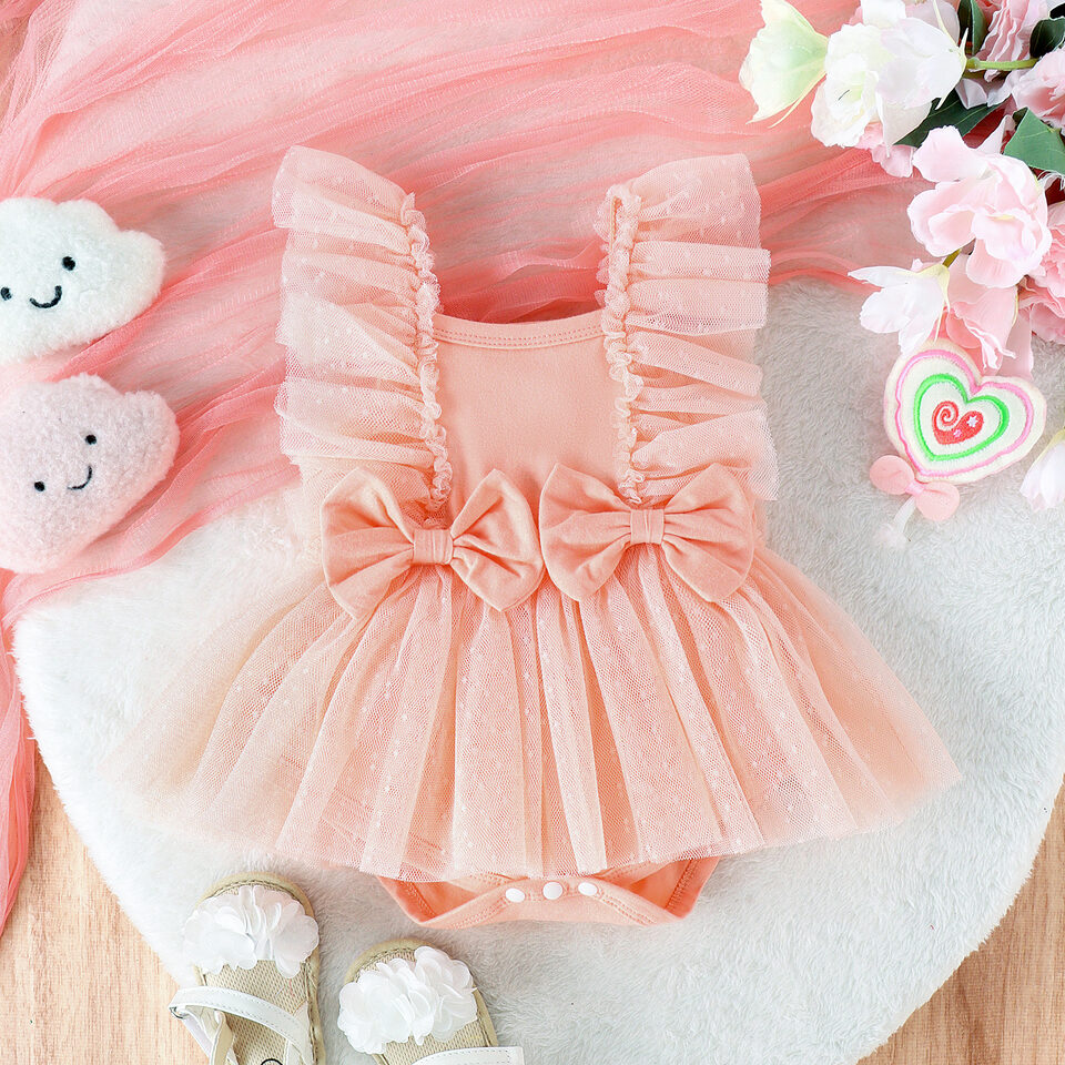 Jumpsuit Baby Net Skirt Princess Poris Dress Body